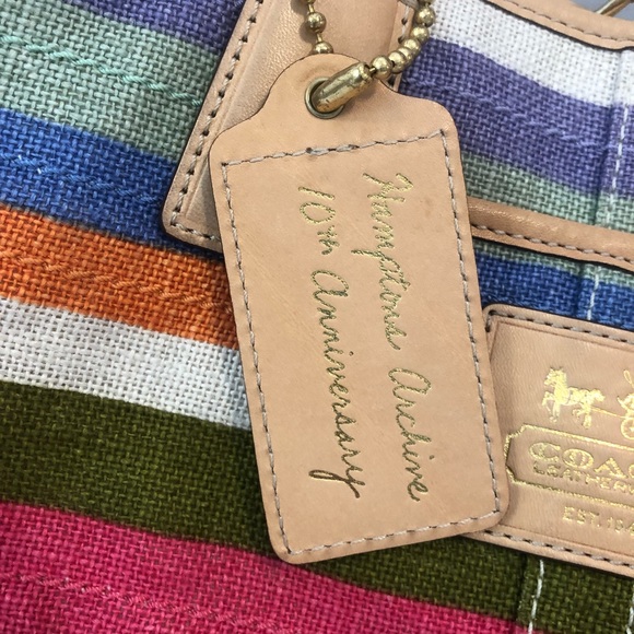 Coach Hampton's Archive 10th Anniversary Handbag Like New - Picture 3 of 8